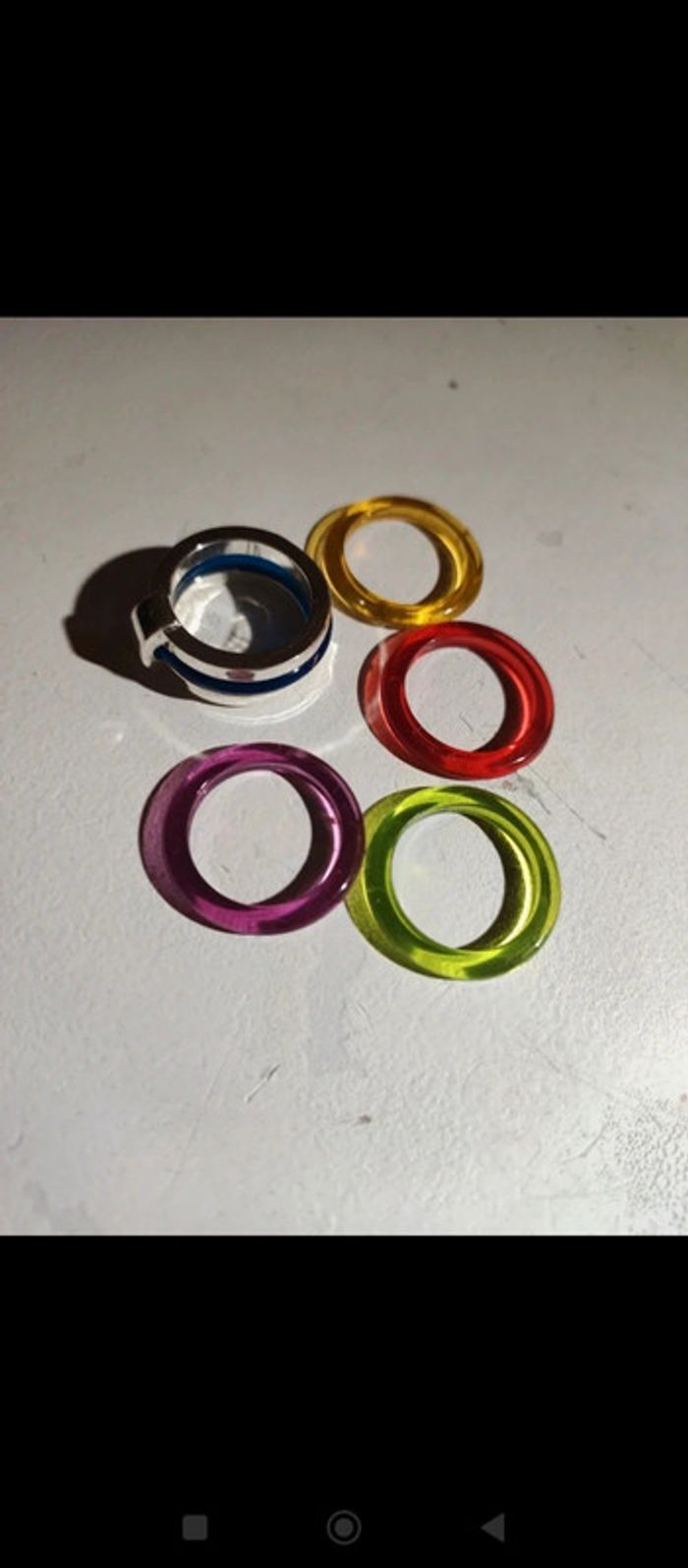 Bague avec anneaux interchangeables - photo numéro 2