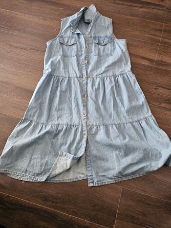 Robe jean toile