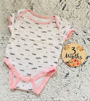 Body Bébé Fille Manches courtes 3 mois