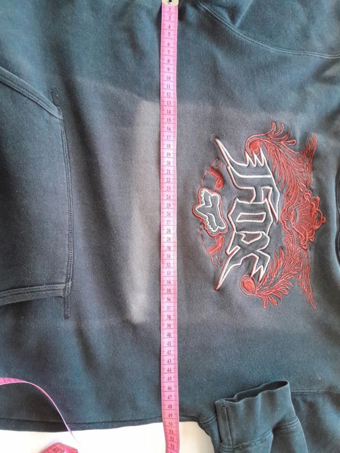 Sweat à capuche vintage fox deluxe - photo numéro 11