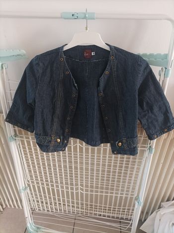 Veste courte en jeans taille 38