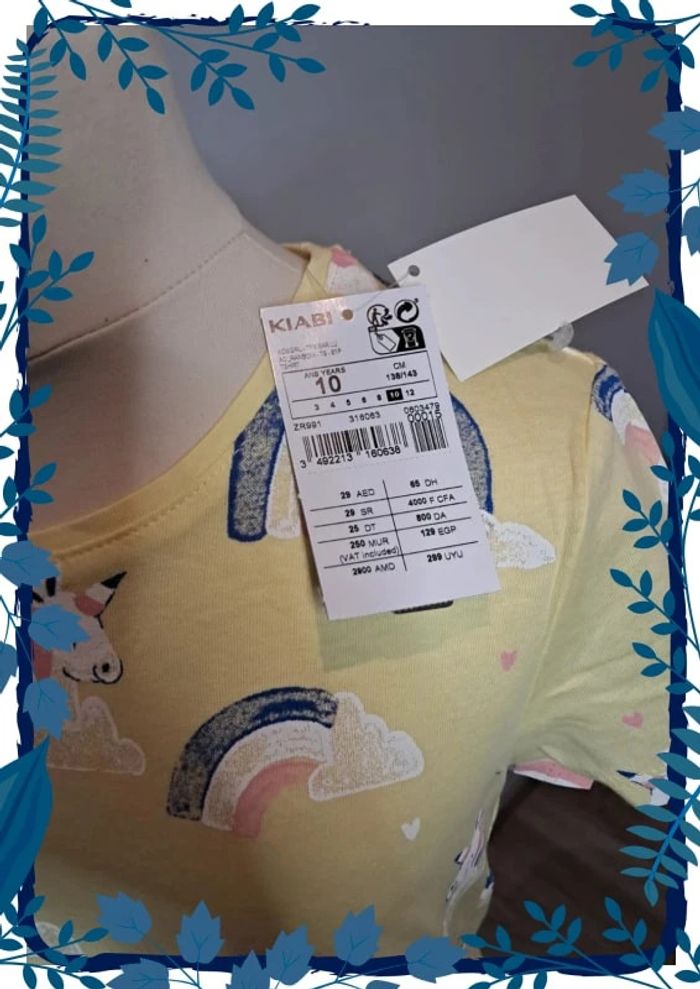 Tshirt licorne 10 ans neuf - photo numéro 3