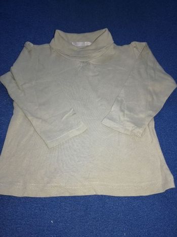 Tee-shirt manches longues col roulé 3 ans