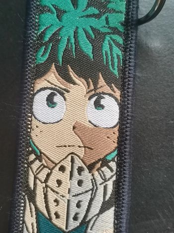 Porte-clés brodé my hero academia