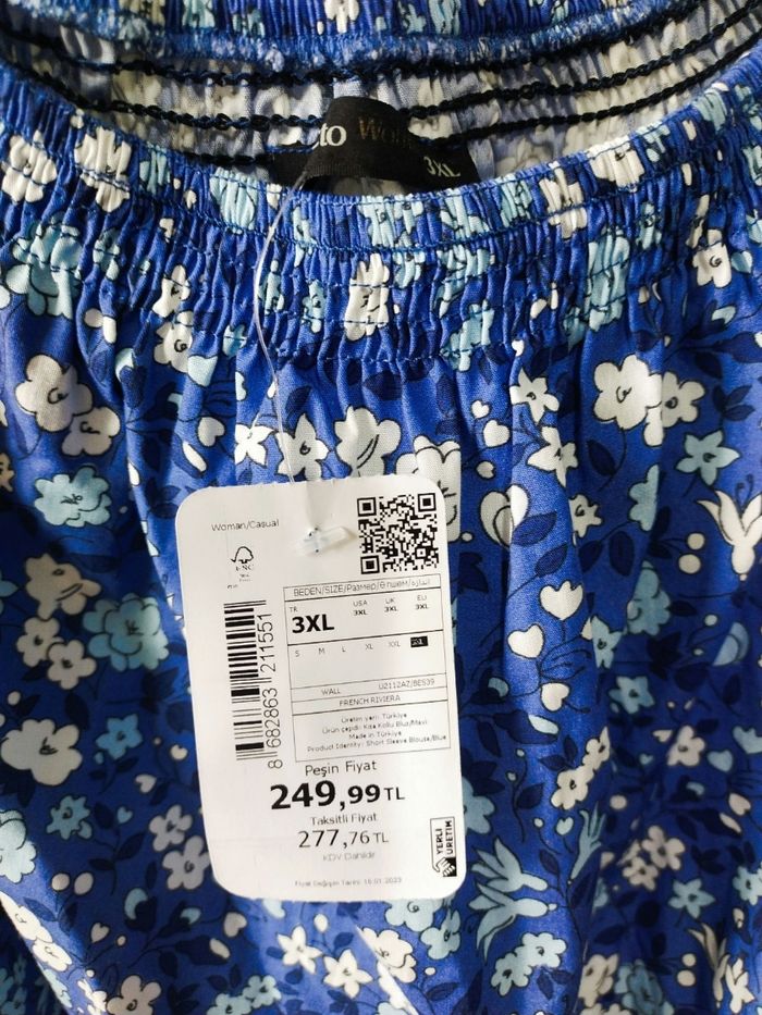 Blouse fleurie De facto taille 3xl soit 46/48 - photo numéro 3