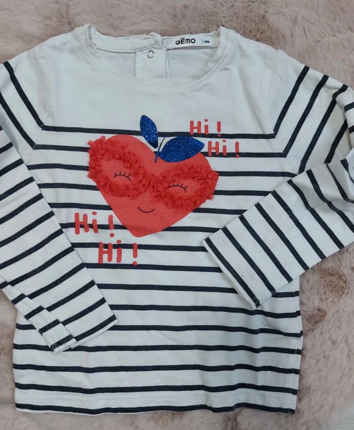 T-shirt Gemo 24 mois - photo numéro 2