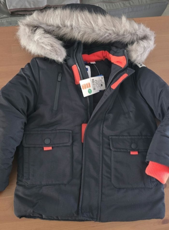 (Neuf non porté)🏷🥰🤩 SUBLIME parka chaud 4 ans garçon 🤩🥰