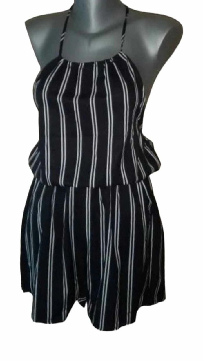 combi short rayures été femme taille 36 / S - photo numéro 6