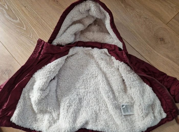 Manteau chaud fille H&M flushia 80 cm - photo numéro 8