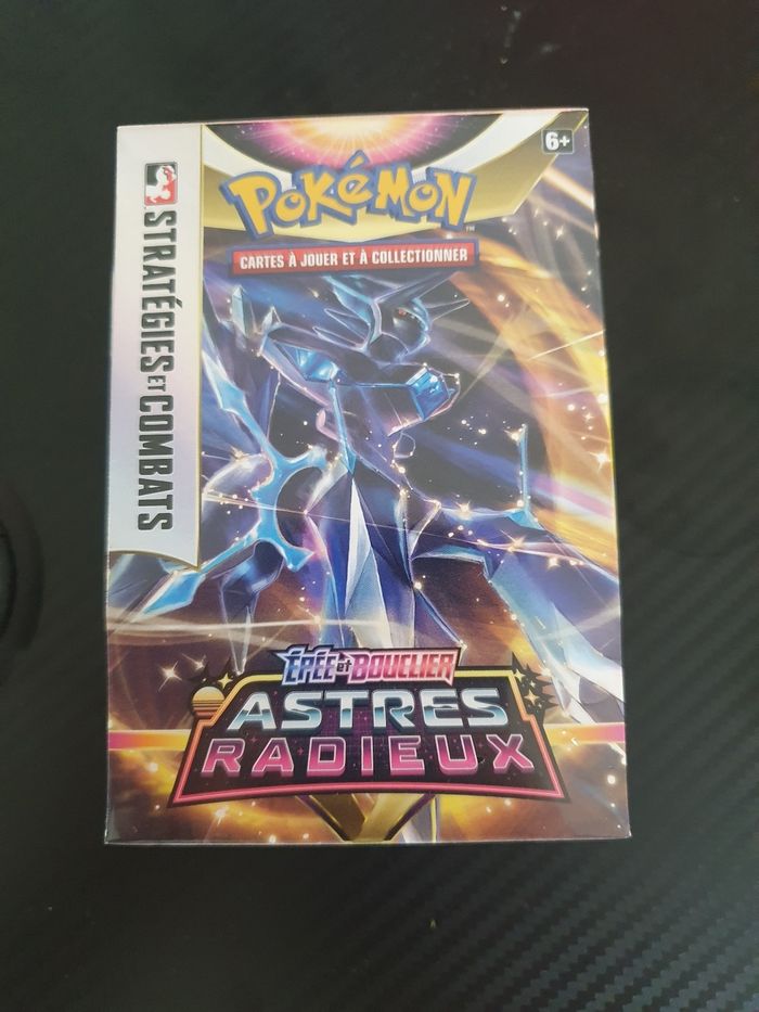 Kit ap pokemon astres radieux eb10 4 boosters + carte stamp