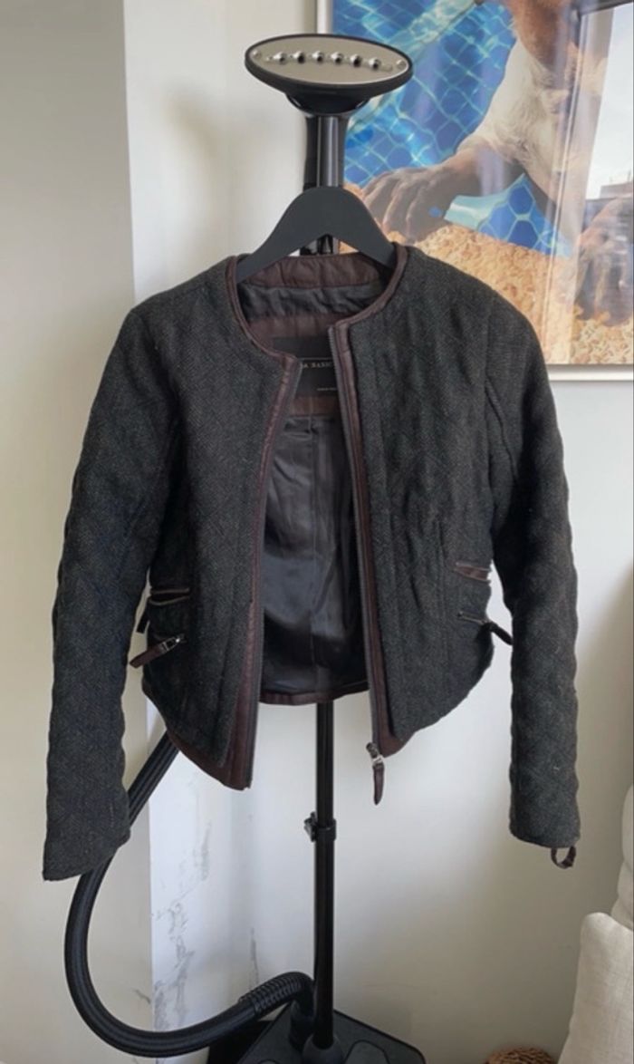 Veste Zara bon état kaki - photo numéro 3