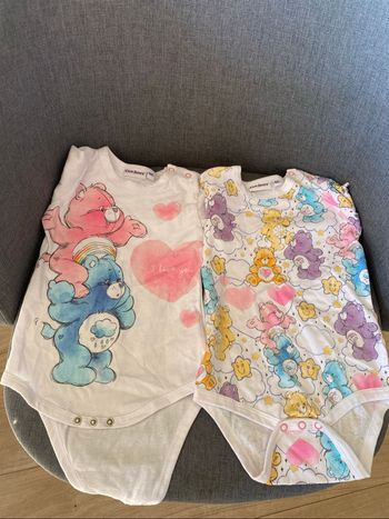Lot de 2 bodys motif Bisounours 24 mois