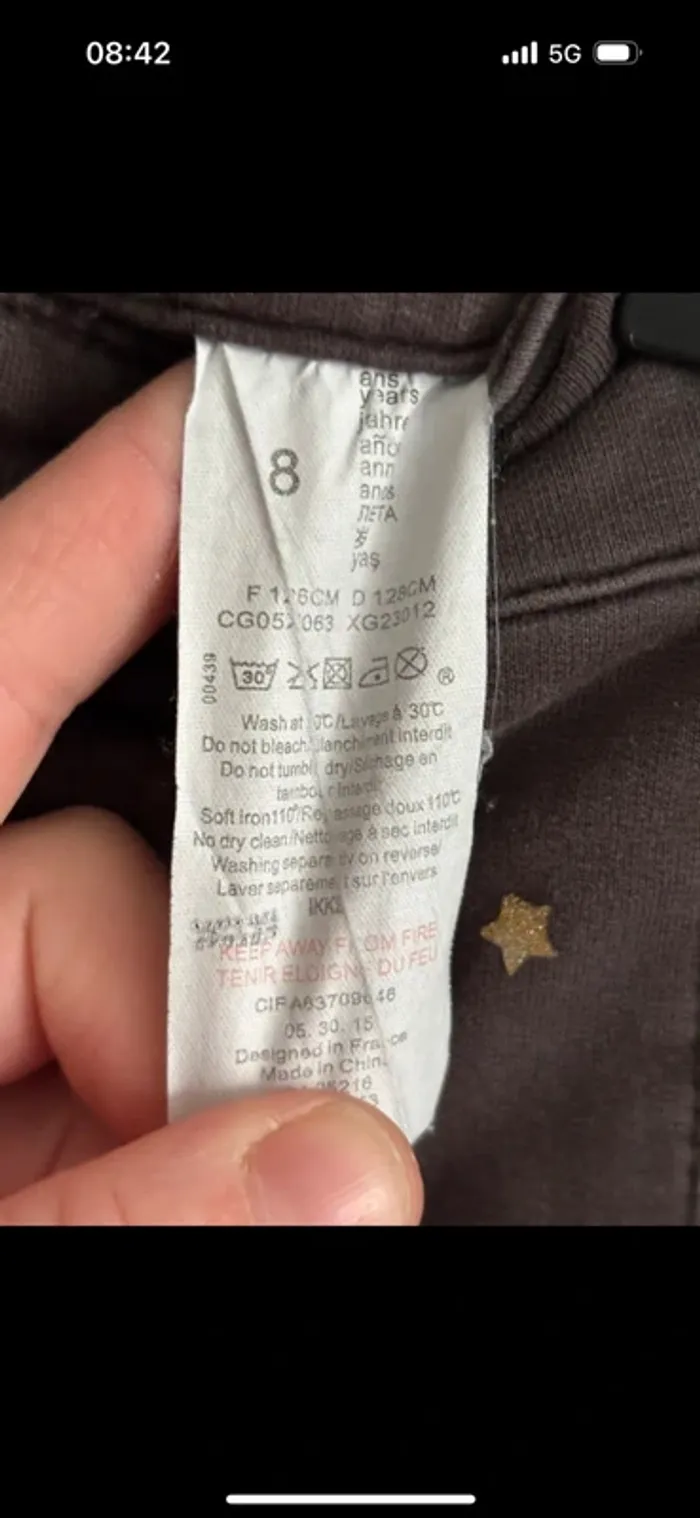 Pantalon Tregging IKKS taille 8 ans - photo numéro 4