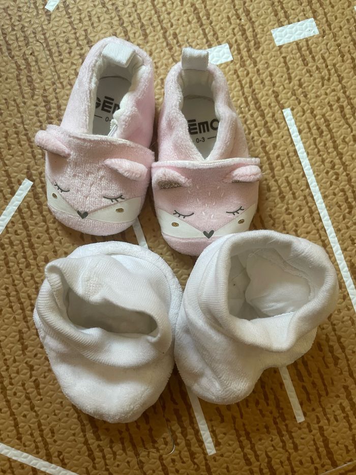 Chausson renard bébé