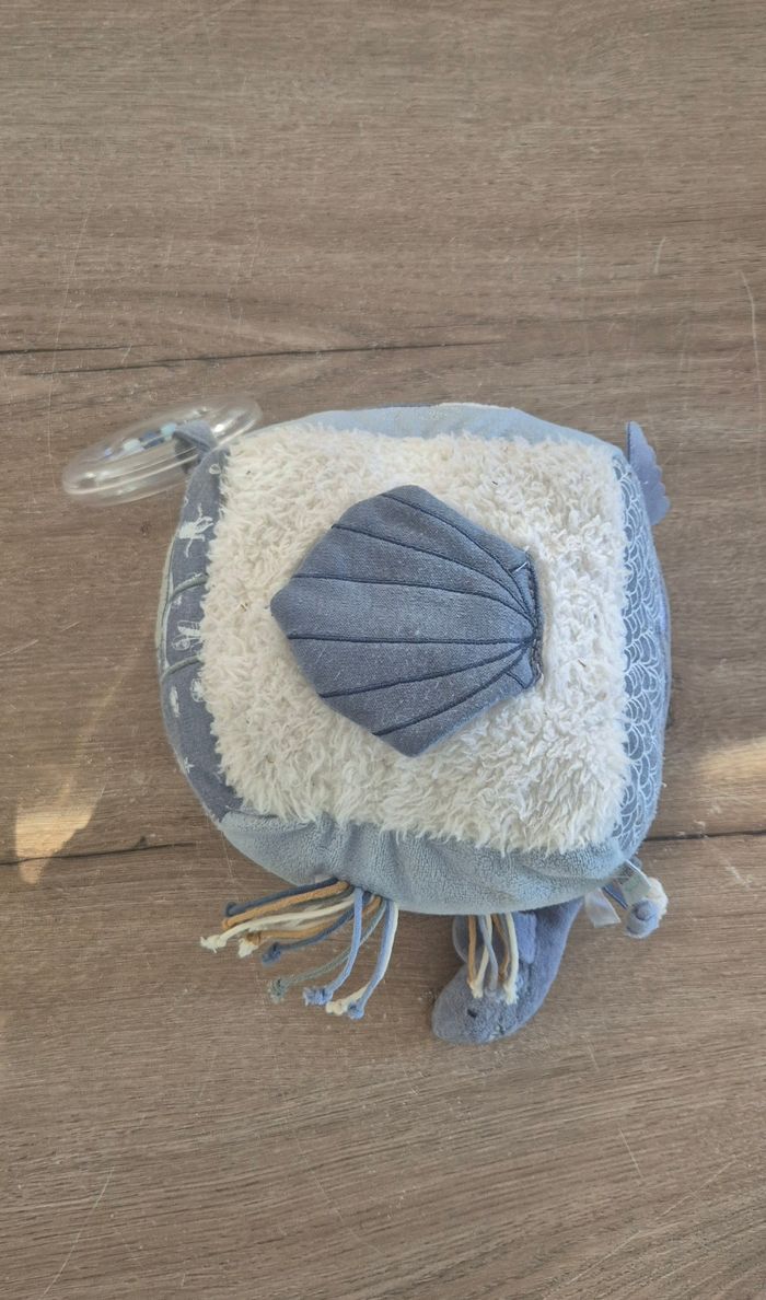 Cube d'activités en tissus Océan blue - photo numéro 6