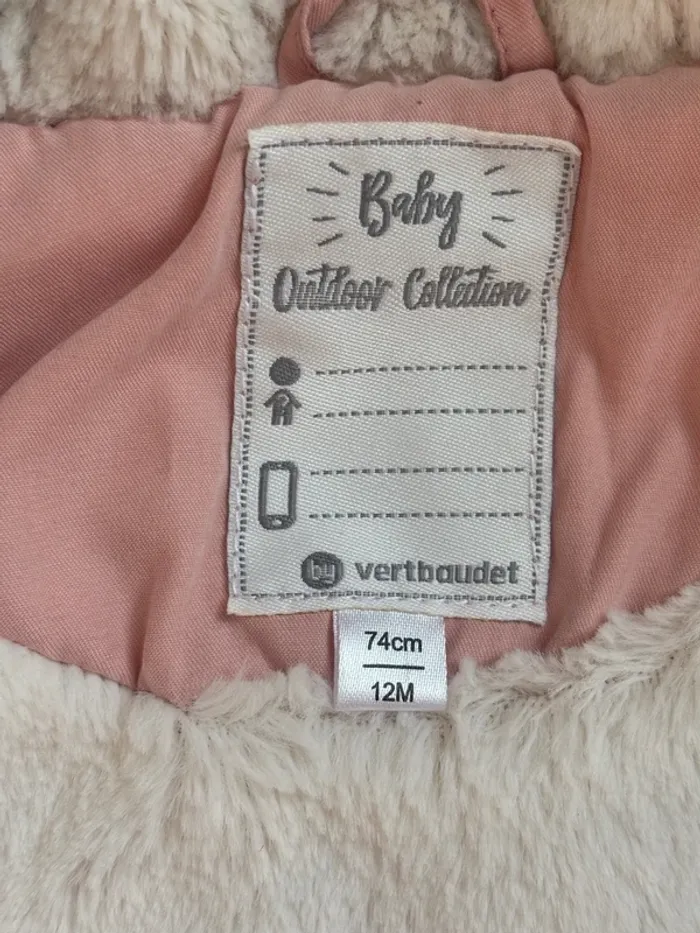 Manteau fourrure à capuche Vertbaudet - photo numéro 4