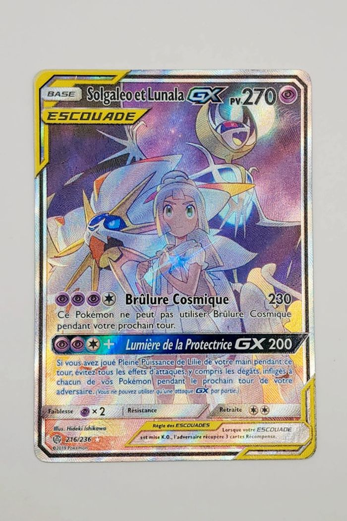 Pokemon - Solgaleo & Lunala GX 216 - Eclipse Cosmique