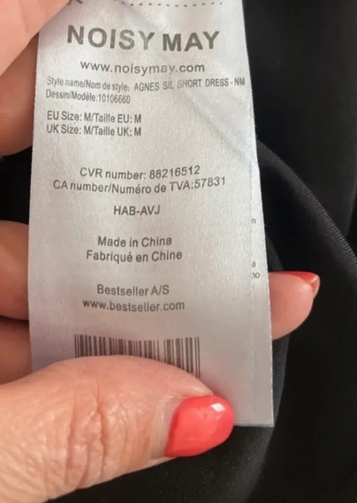 Noisy may Robe noire femme taille M /38 - photo numéro 5