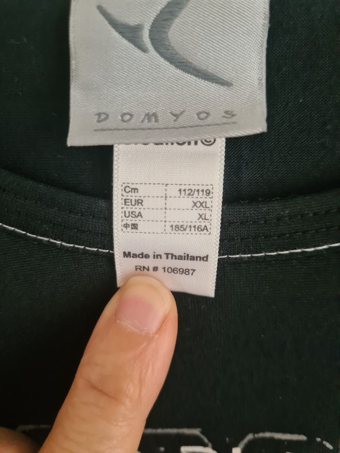 T-shirt noir manches longues / Taille XXL - photo numéro 2