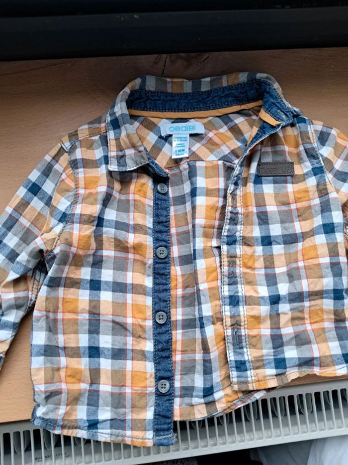 Chemise 6 mois Obaibi