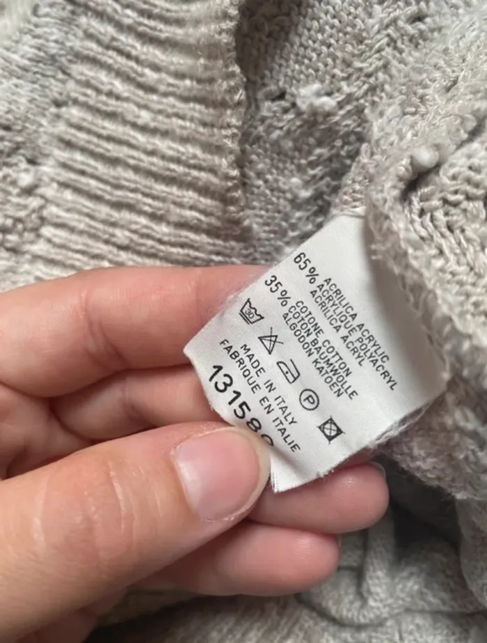 Pull en mailles croisées taille L Berger du Nord - photo numéro 6