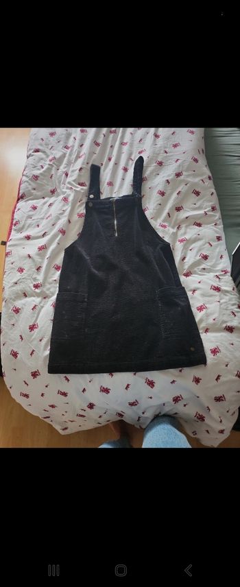 Robe salopette noir Bonobo