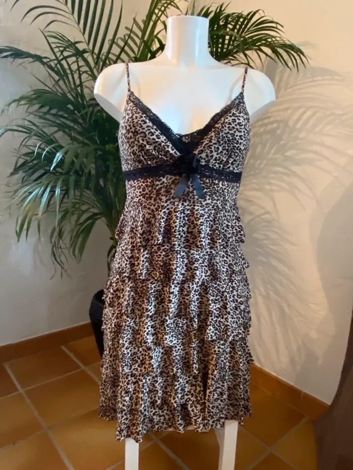 Robe d'été léopard