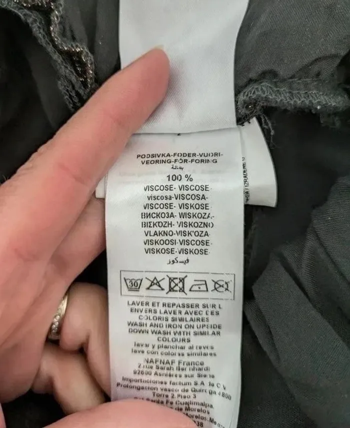 Combinaison chic noire et dorée - Naf Naf - taille 34/36 - photo numéro 6