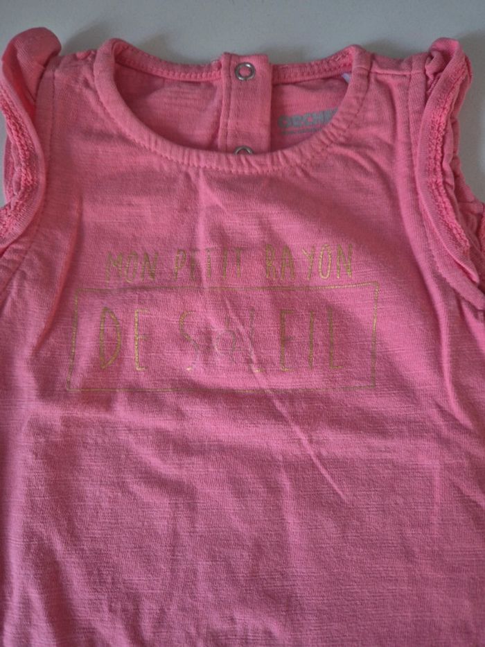 T-shirt manches courtes 6mois - photo numéro 3