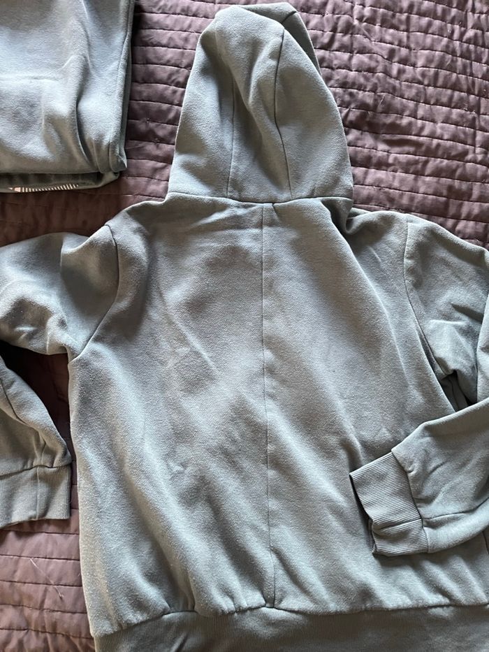 Ensemble jogging 3 pièces vert kaki 13 ans - photo numéro 5