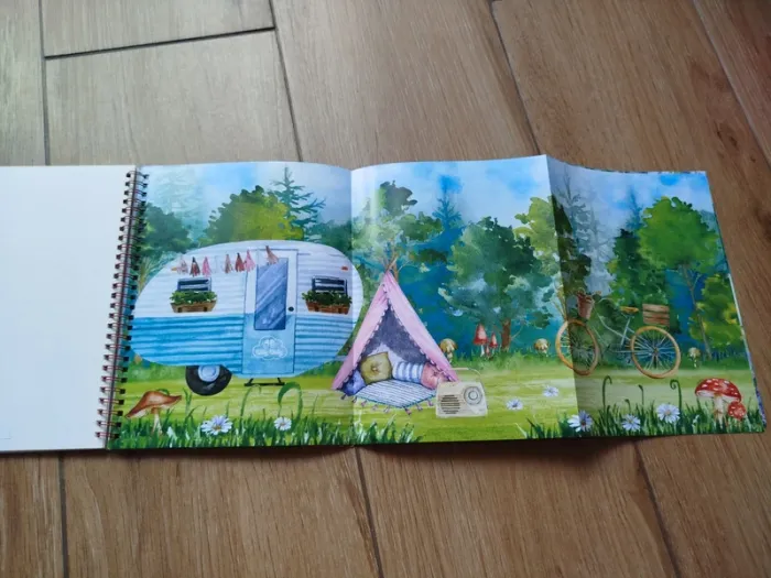 Livre Scenery Set avec stickers et mise en scène neuf - photo numéro 5