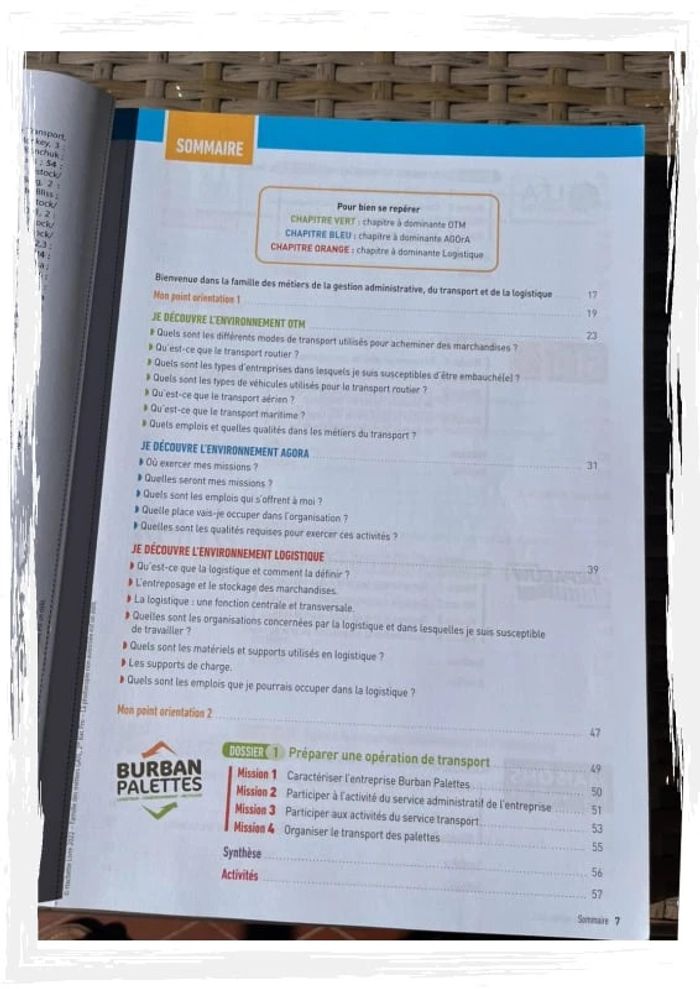 Famille, des métiers, de la gestion administrative de transport et de la logistique, seconde bac pro - photo numéro 4