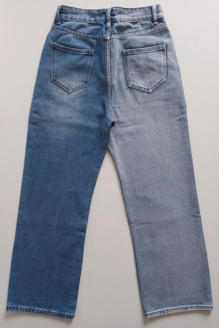 Jean bi-color jambes larges taille 36 - photo numéro 5