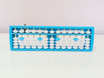 Soroban 13 colonnes bleu et blanc