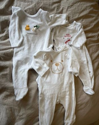 Lot 3 pyjamas 3 mois 59 cm