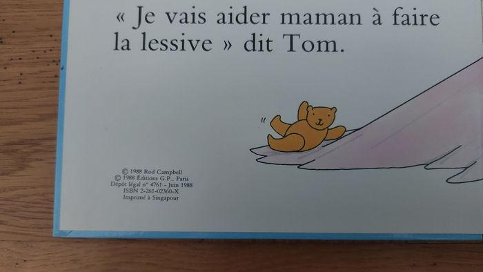 La journée de Tom - Rod Campbell / rouge et or - photo numéro 3