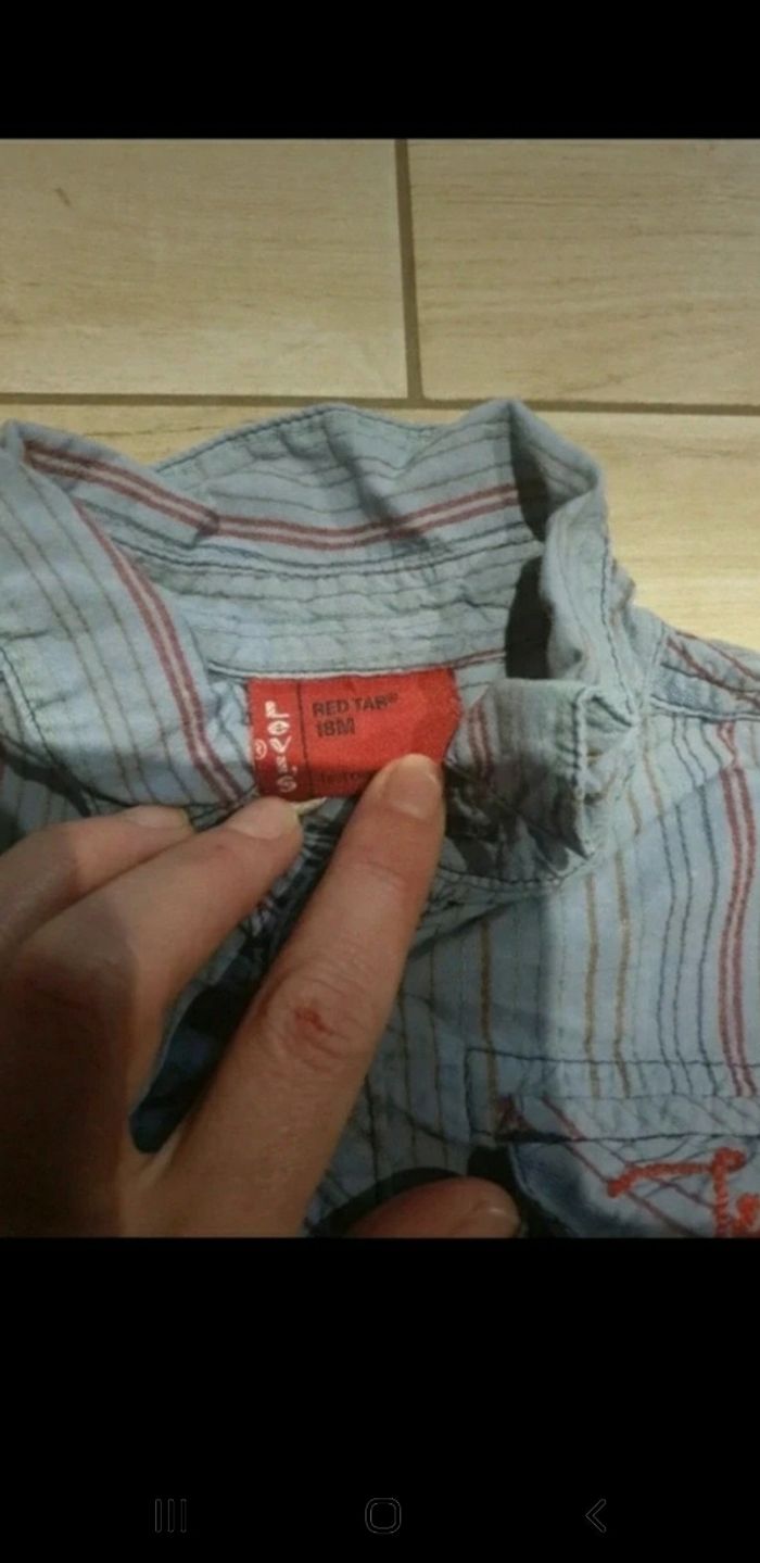Chemise bébé levis 18 mois - photo numéro 3
