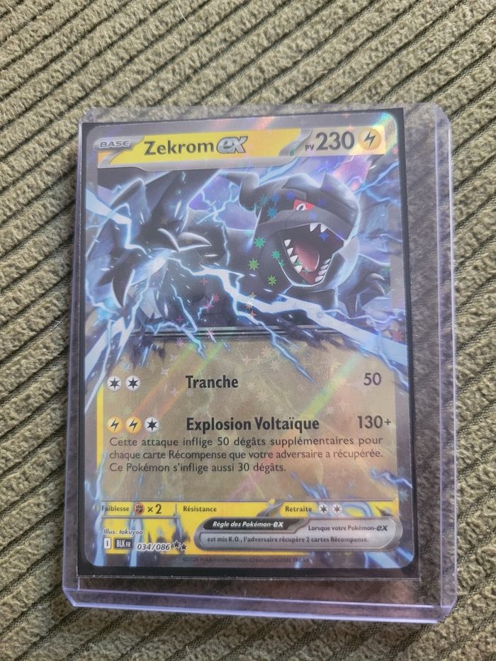 Carte Pokémon zekrom ex