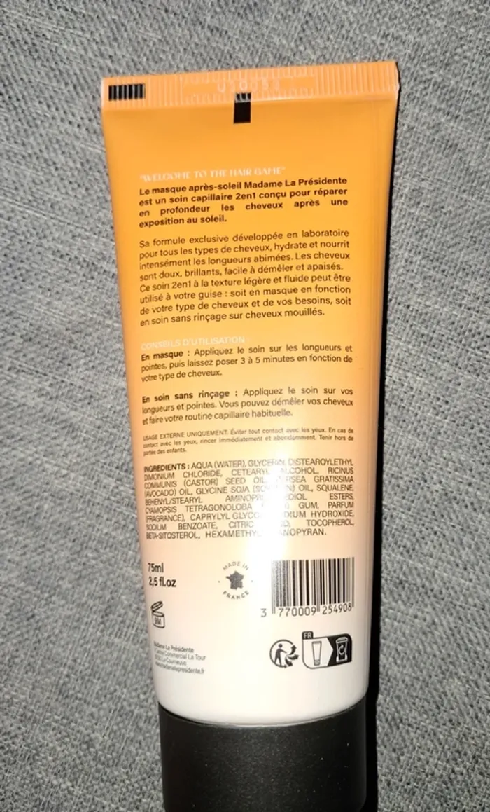 Masque capillaire après soleil - photo numéro 2