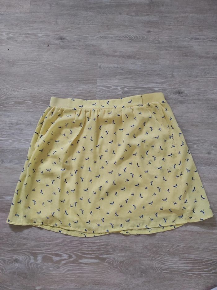 Jupe patineuse jaune taille M/L