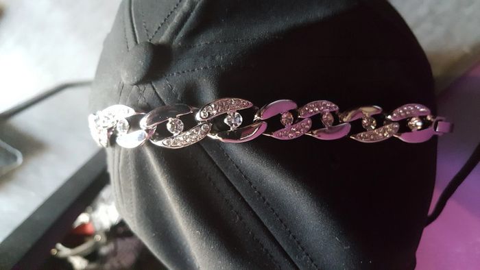 Bracelet fantaisie argenté 🛍💍