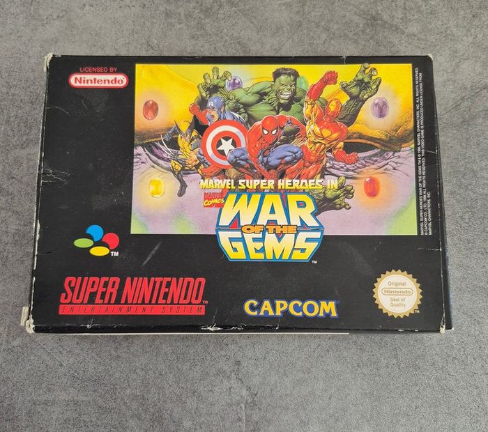 Jeu Super Nintendo / Snes - Marvel Super Heroes In War Of The Gems - EUR FR