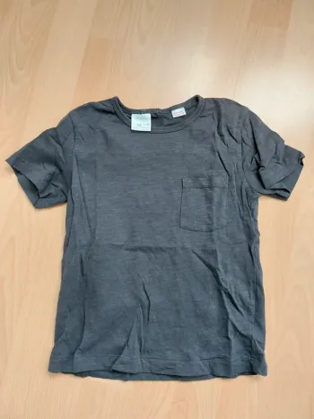 Tee-shirt noir gris anthracite