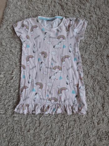 Chemise de nuit coton Licorne 6ans