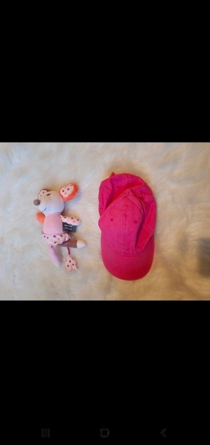 Casquette rose 52 cm