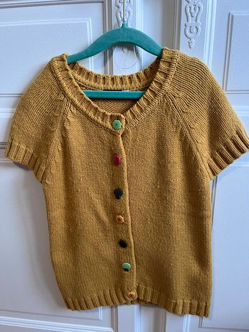 Gilet manche courte sergent major 7 ans