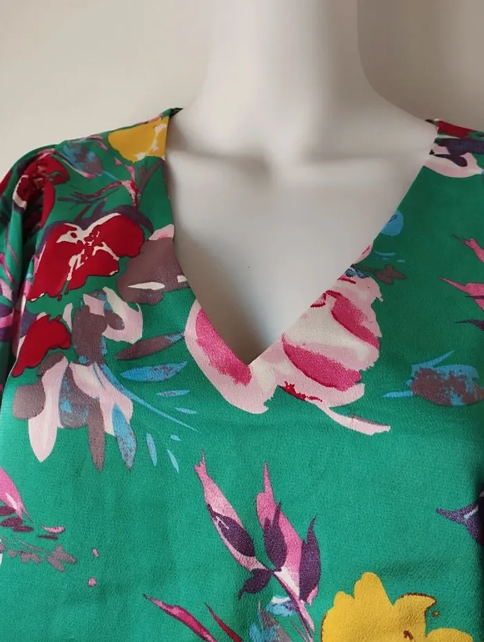 Blouse manches longues Cerise Blue taille L - photo numéro 2