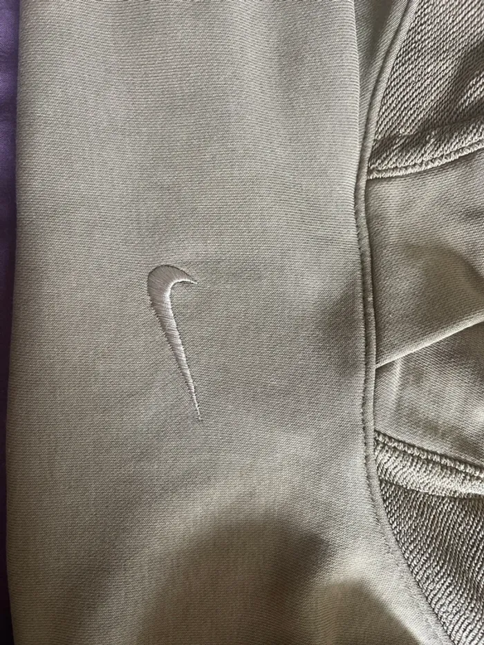 Sweat à capuche Nike beige sable Taille L - photo numéro 6