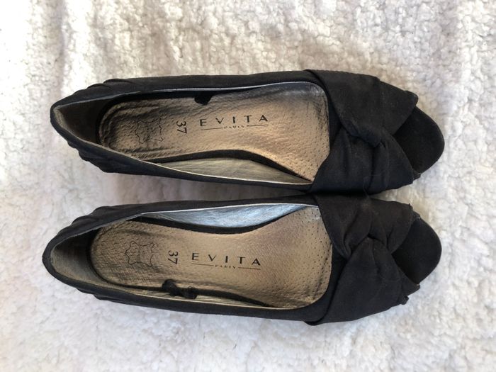 Evita Paris - Ballerine 37 talons compensés