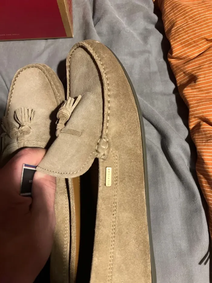 Mocassins Tommy Hiligher 2025 beige édition limitée rare - photo numéro 7